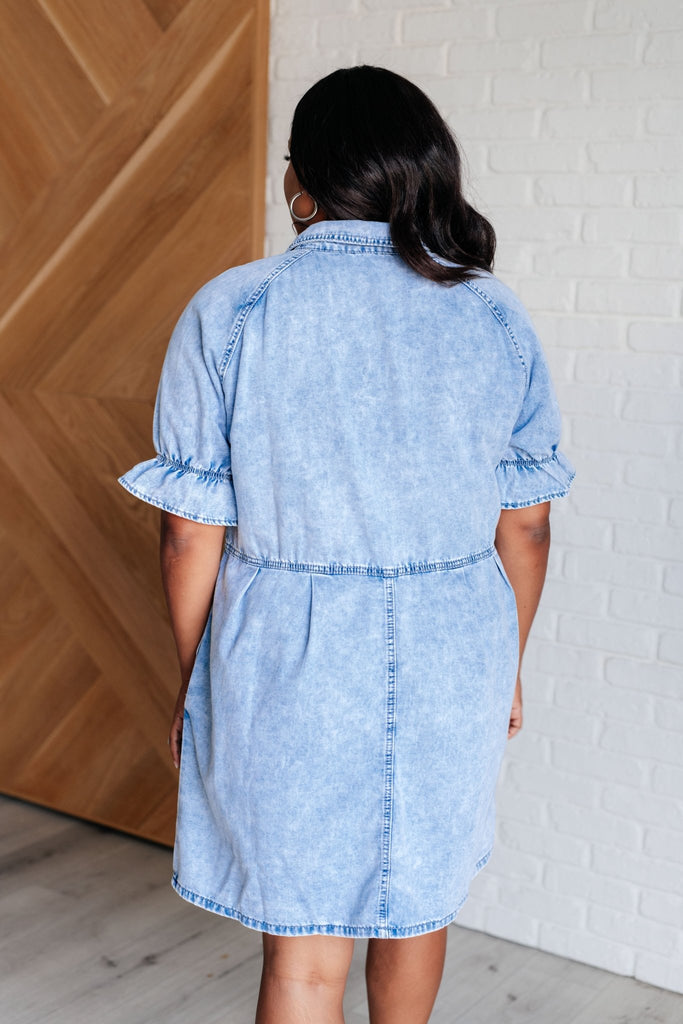 Westward Movement Denim Shirtdress - The Edit LLC