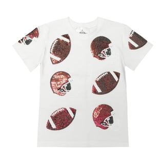 Women's Football Fever - Maroon: XS - The Edit LLC