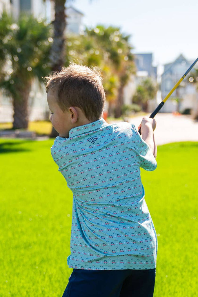 Youth Sizing - Performance Polo - Tee Time: Large - The Edit LLC