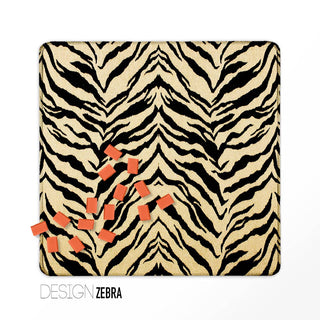 Zebra/Antelope Mahjong Mat 31" - The Edit LLC