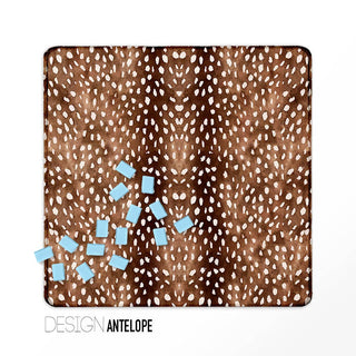 Zebra/Antelope Mahjong Mat 31" - The Edit LLC