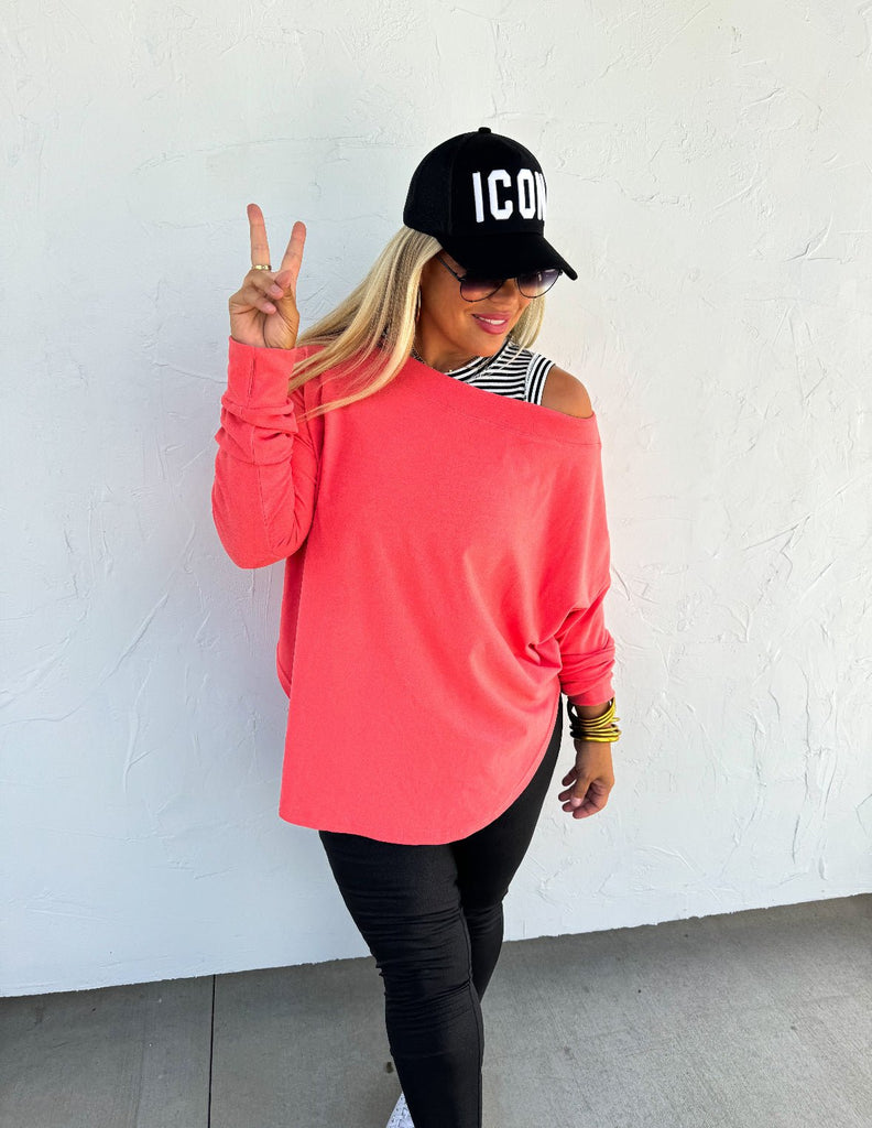 Zoey Athleisure Pullover - The Edit LLC