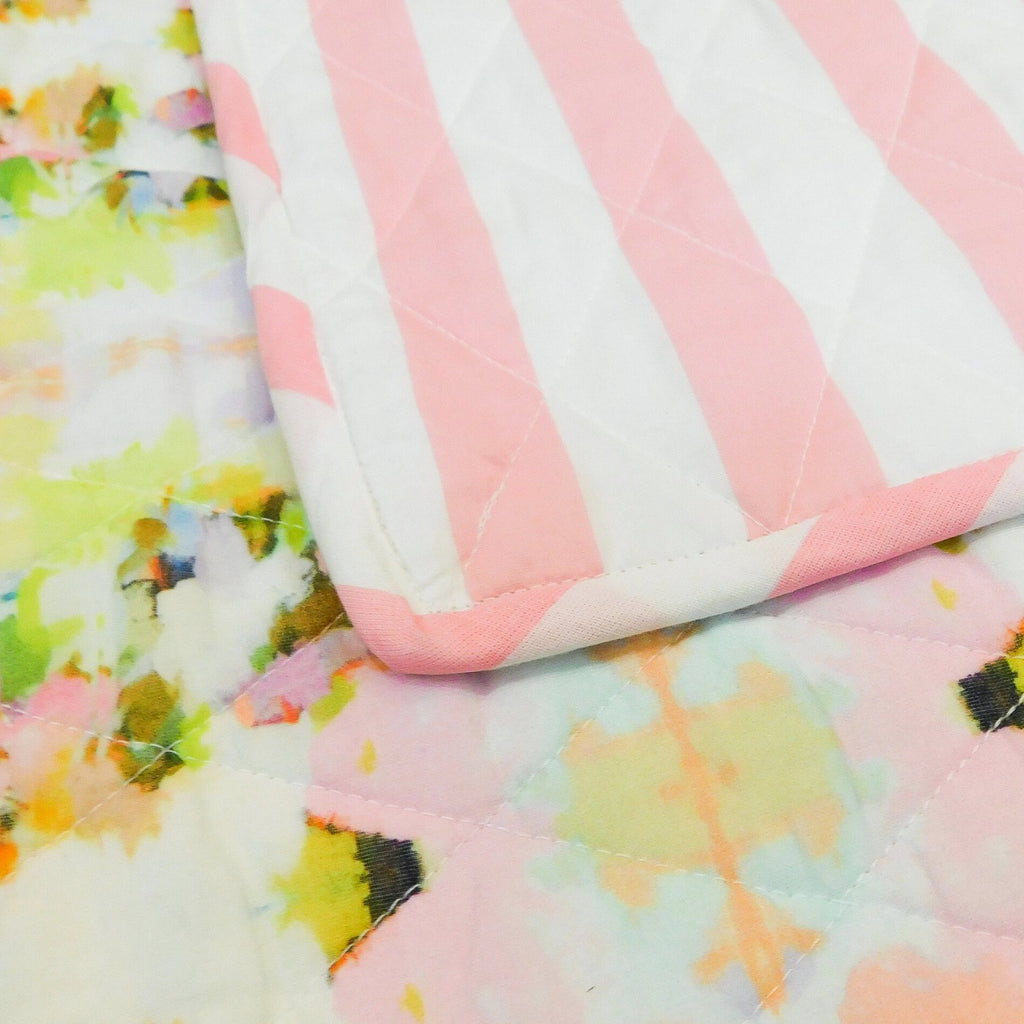 Brooks Avenue Pink Baby Blanket: One Size - The Edit LLC