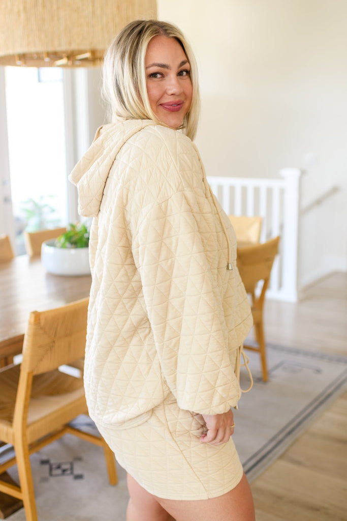 Chilling Out Quilted Pullover - The Edit LLC