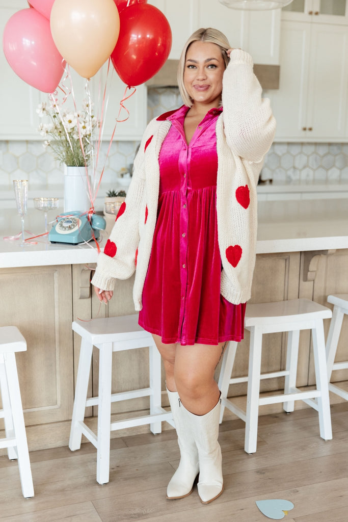 Heart Eyes Cardigan - The Edit LLC