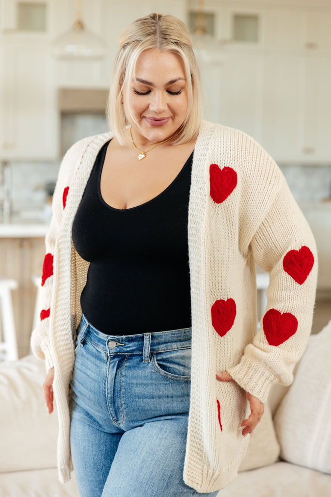 Heart Eyes Cardigan - The Edit LLC