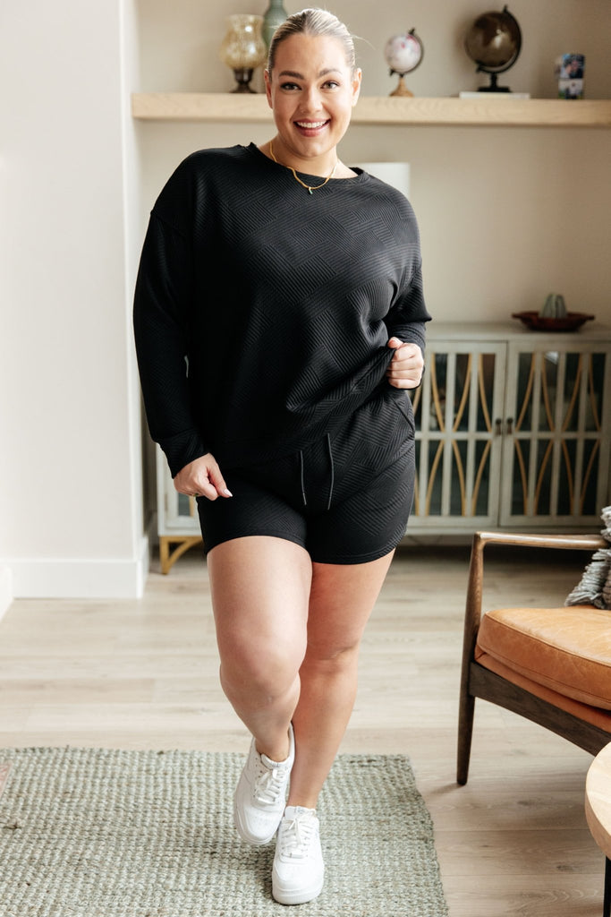 In The Details Long Sleeve Top and Shorts Set - The Edit LLC