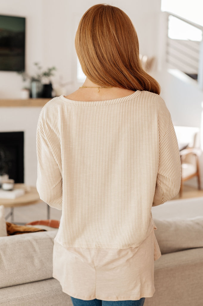 Just Another Idea Long Sleeve Top - The Edit LLC