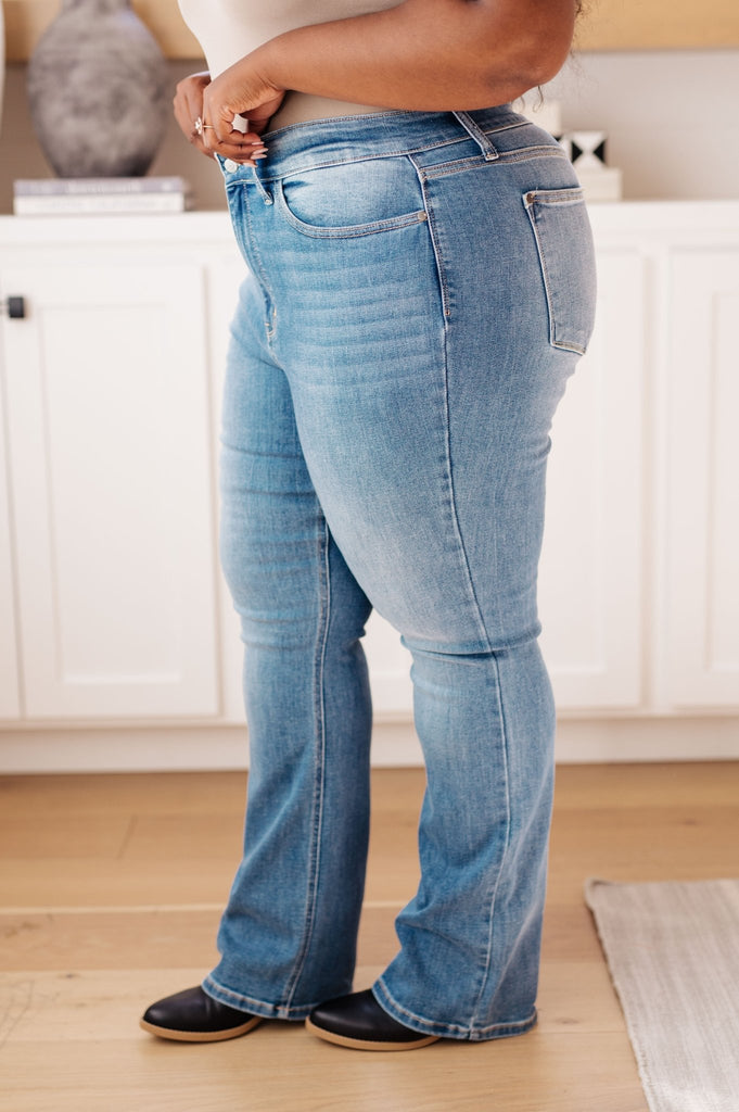 Monroe High Rise Classic Bootcut Jeans - The Edit LLC