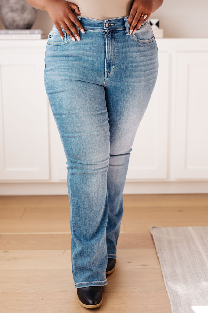 Monroe High Rise Classic Bootcut Jeans - The Edit LLC