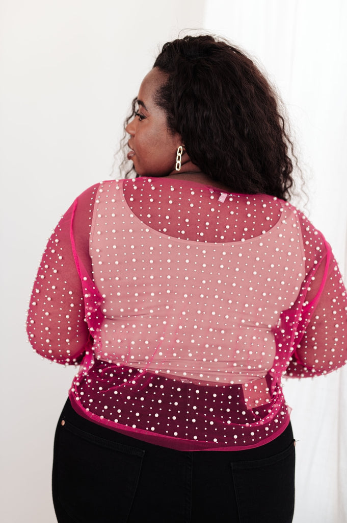 Pearl Diver Layering Top in Pink - The Edit LLC