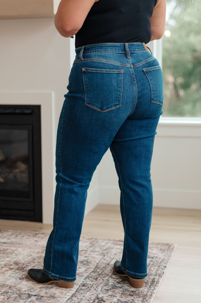 Pippa High Rise Button Fly Dad Jeans - The Edit LLC