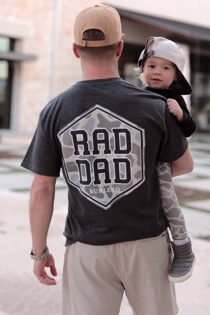 Rad Dad - Heather Black - SS: XL / Heather Black - The Edit LLC