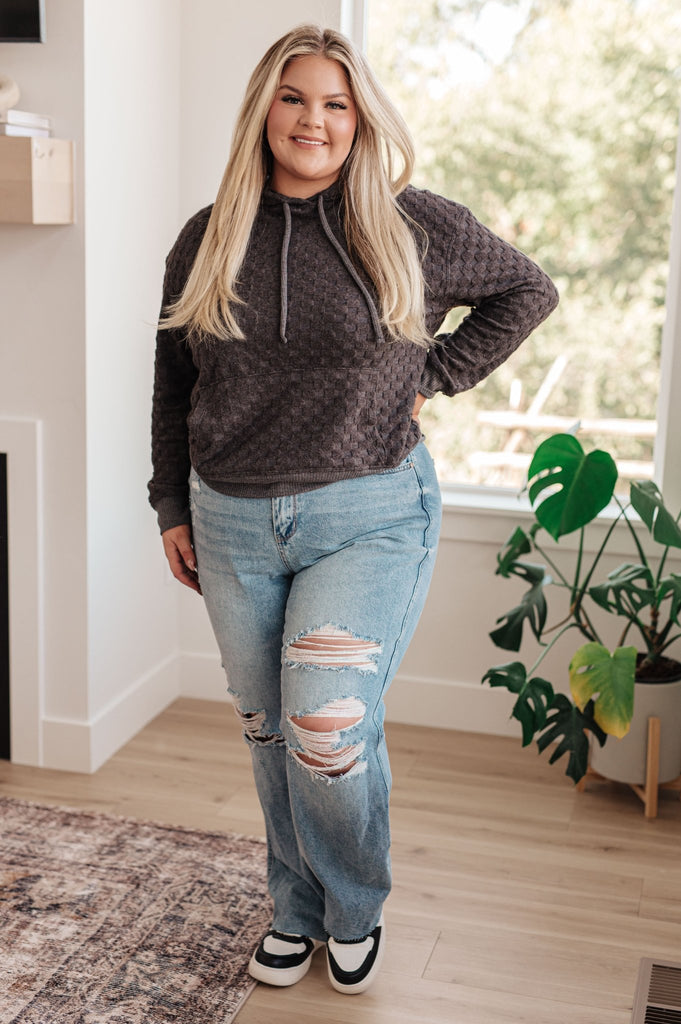 Ramona High Rise Rigid Magic Destroyed Straight Jeans - The Edit LLC