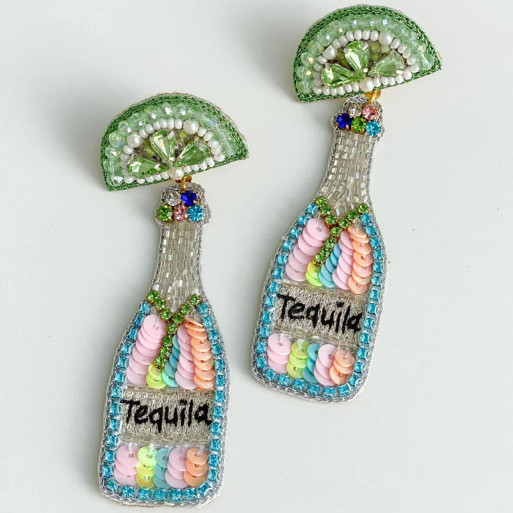 Tequila Bottle Earrings - The Edit LLC