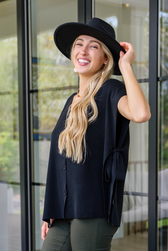 The Finale Top in Black - The Edit LLC