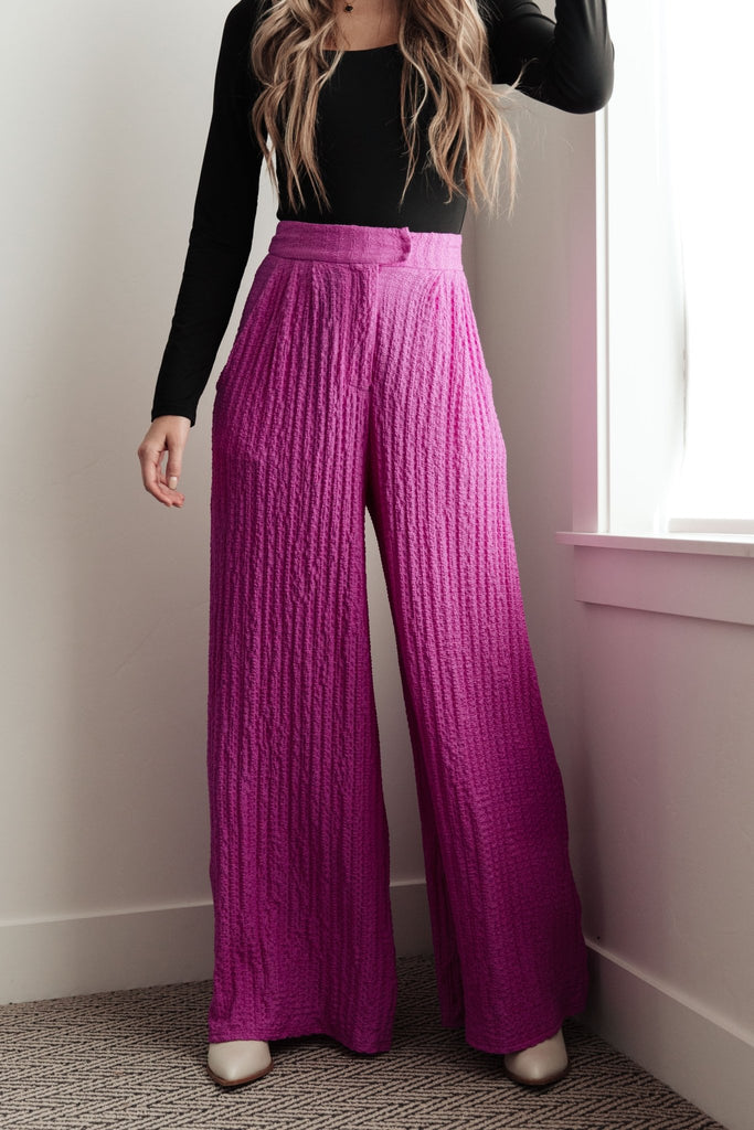 Totally Crazy Still Wide Leg Pants - The Edit LLC