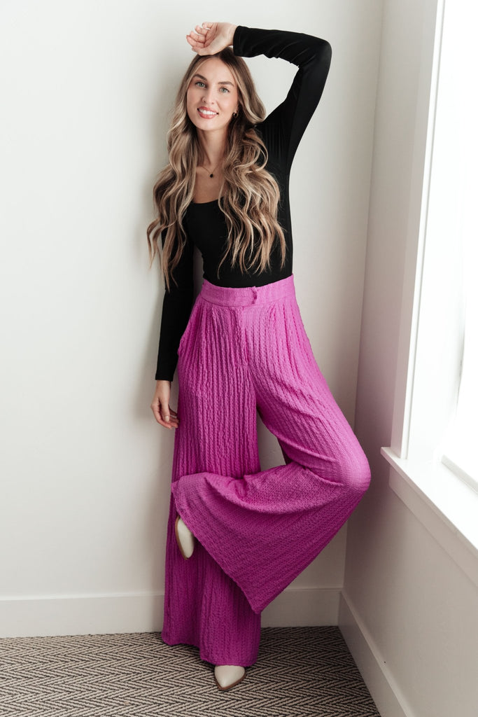 Totally Crazy Still Wide Leg Pants - The Edit LLC