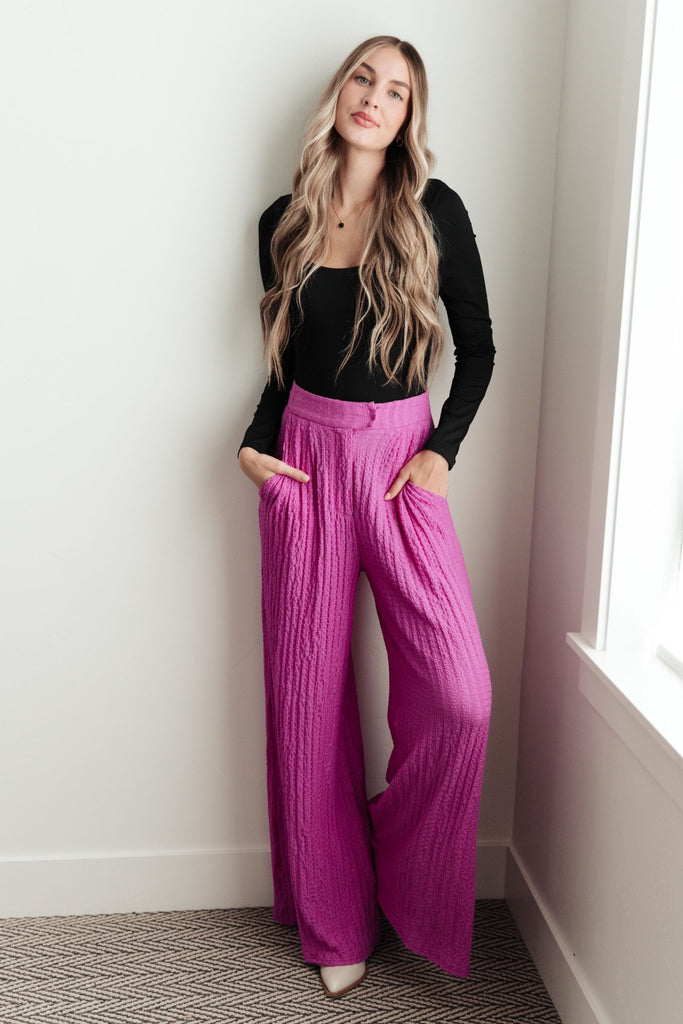 Totally Crazy Still Wide Leg Pants - The Edit LLC