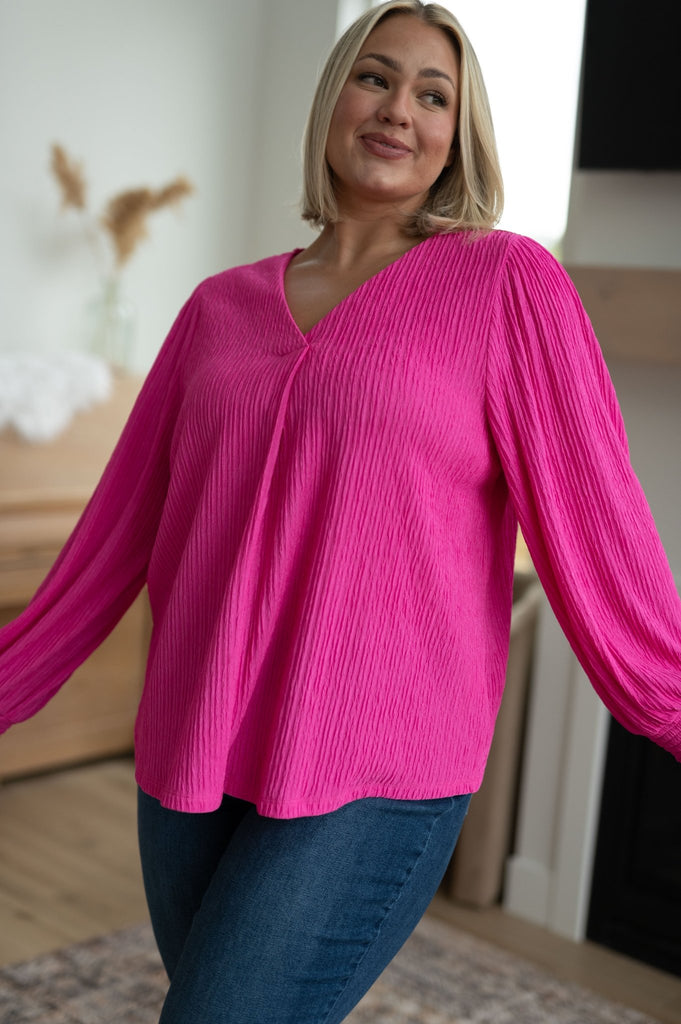 Very Refined V-Neck Blouse - The Edit LLC