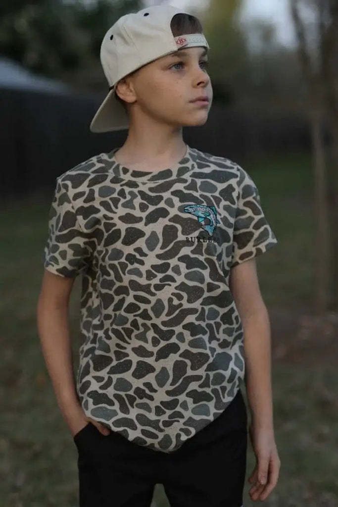 Youth Sizing - Camo tee - The Edit LLC